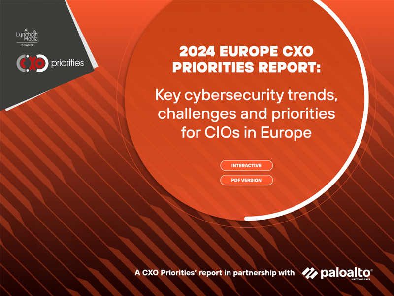 2024 Europe CXO Priorities Report: Key cybersecurity trends, challenges and priorities for CIOs in Europe